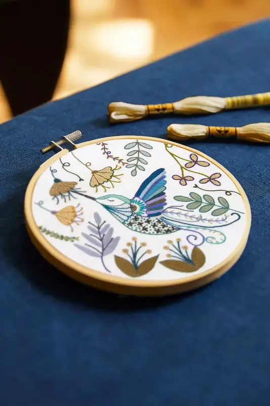DMC Kit Broderie Le Chat Colibri