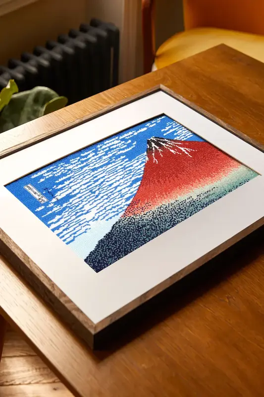 DMC Kit Point X Le Fuji Rouge - Hokusai