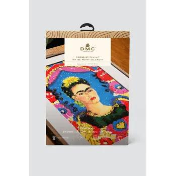 DMC Kit Point X Le Cadre - F.Kahlo