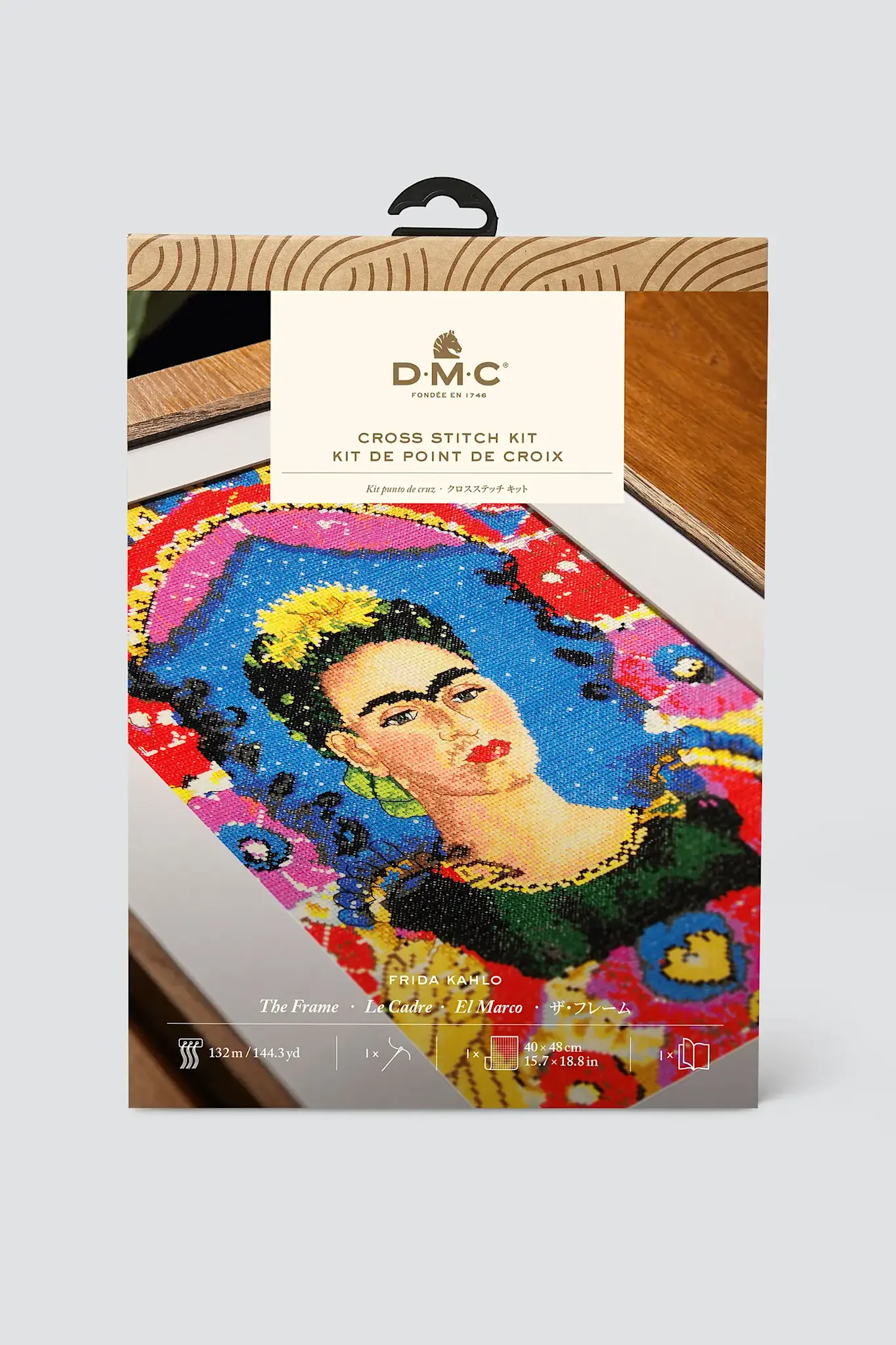 DMC Kit Point X Le Cadre - F.Kahlo