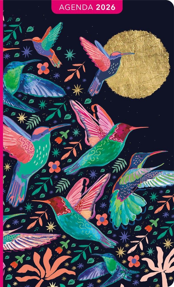 Agendas 10X16 horizontal Colibris
