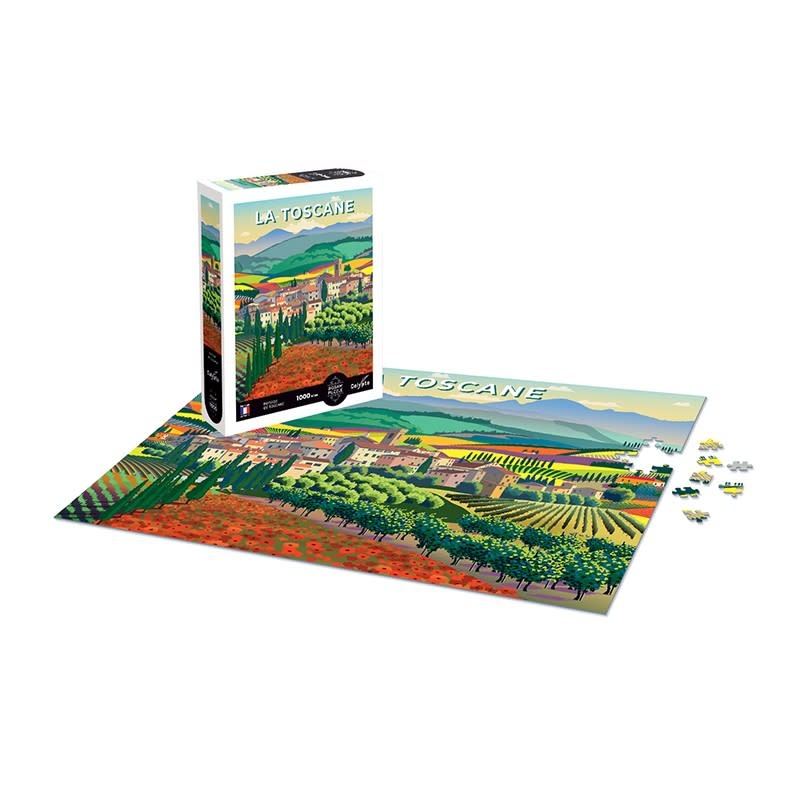 SENTOSPHERE Puzzle 1000 P - Paysage de Toscane