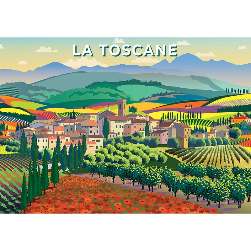 SENTOSPHERE Puzzle 1000 P - Paysage de Toscane