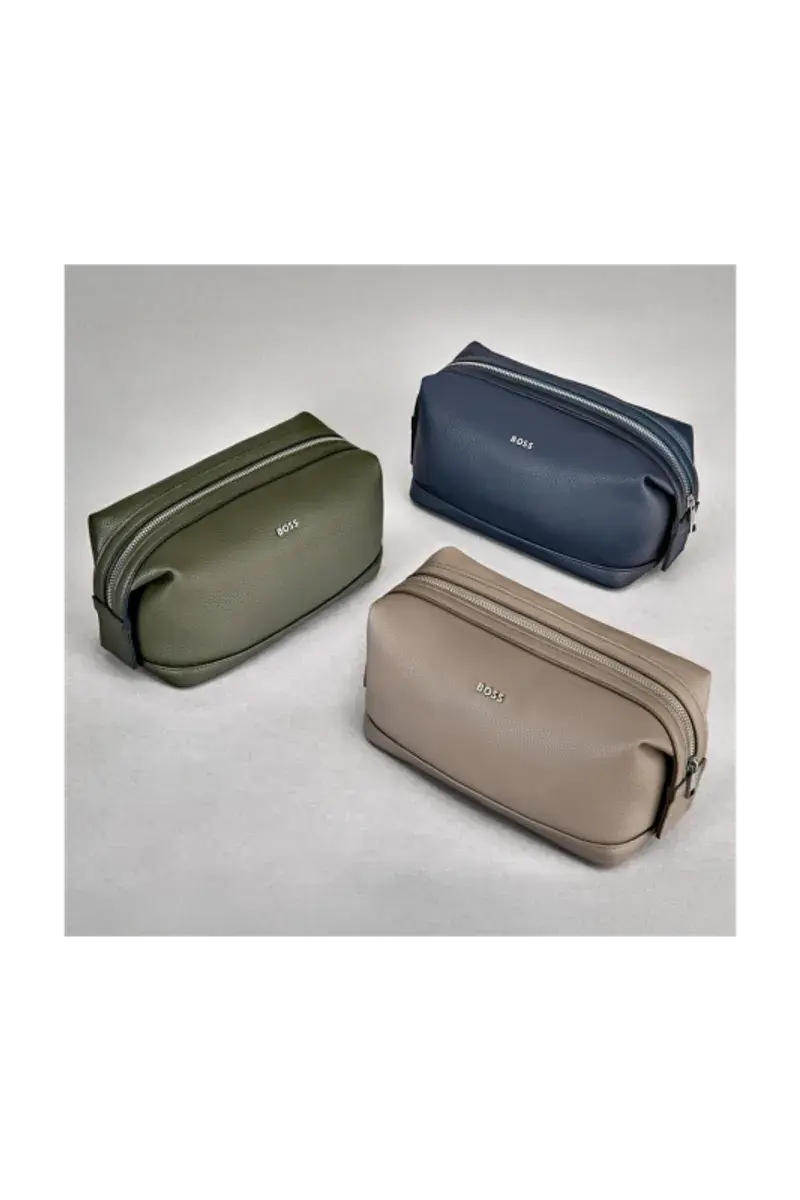HUGO BOSS Trousse de toilette Classic Grained Navy