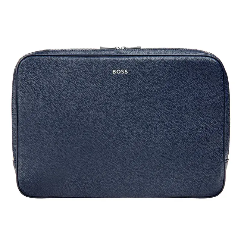 HUGO BOSS Porte-ordinateur Classic Grained Navy