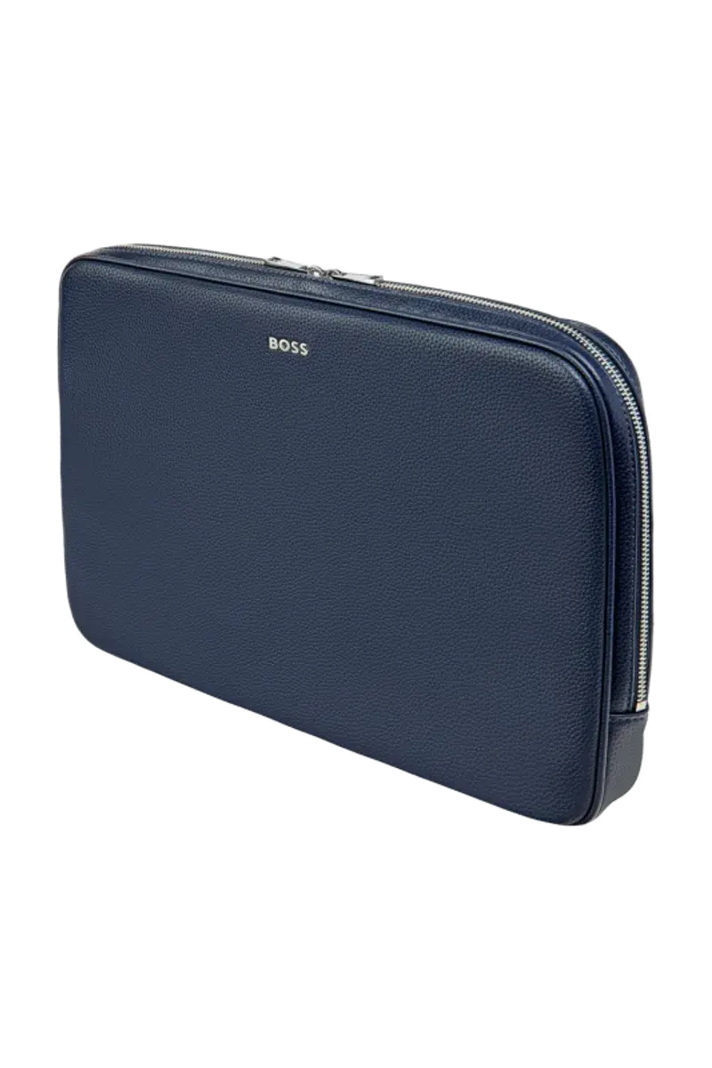 HUGO BOSS Porte-ordinateur Classic Grained Navy