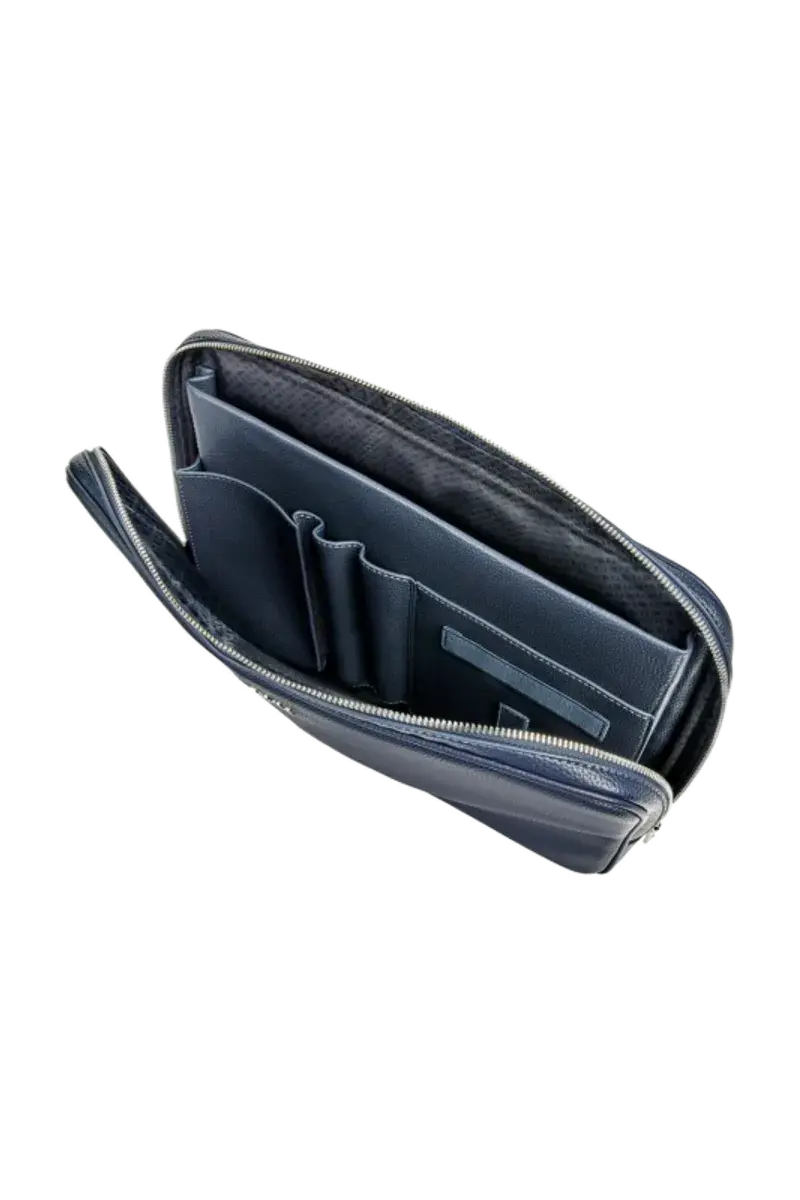 HUGO BOSS Porte-ordinateur Classic Grained Navy