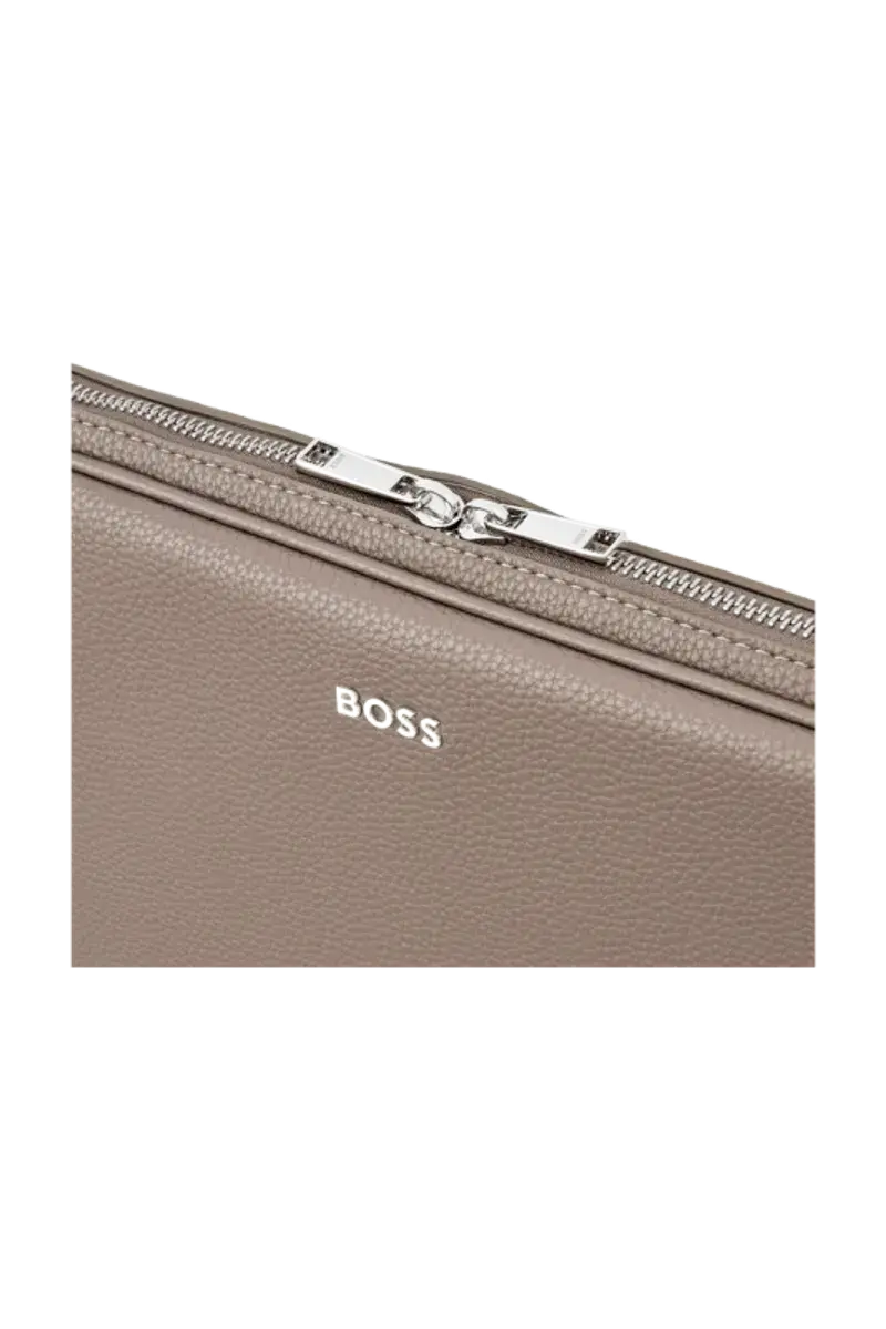 HUGO BOSS Porte-ordinateur Classic Grained Taupe