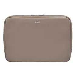 HUGO BOSS Porte-ordinateur Classic Grained Taupe