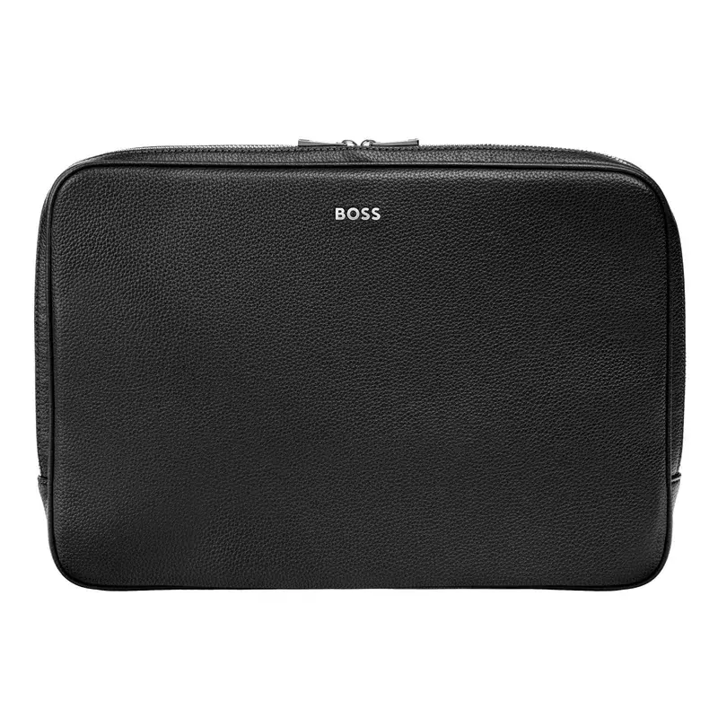 HUGO BOSS Porte-ordinateur Classic Grained Black
