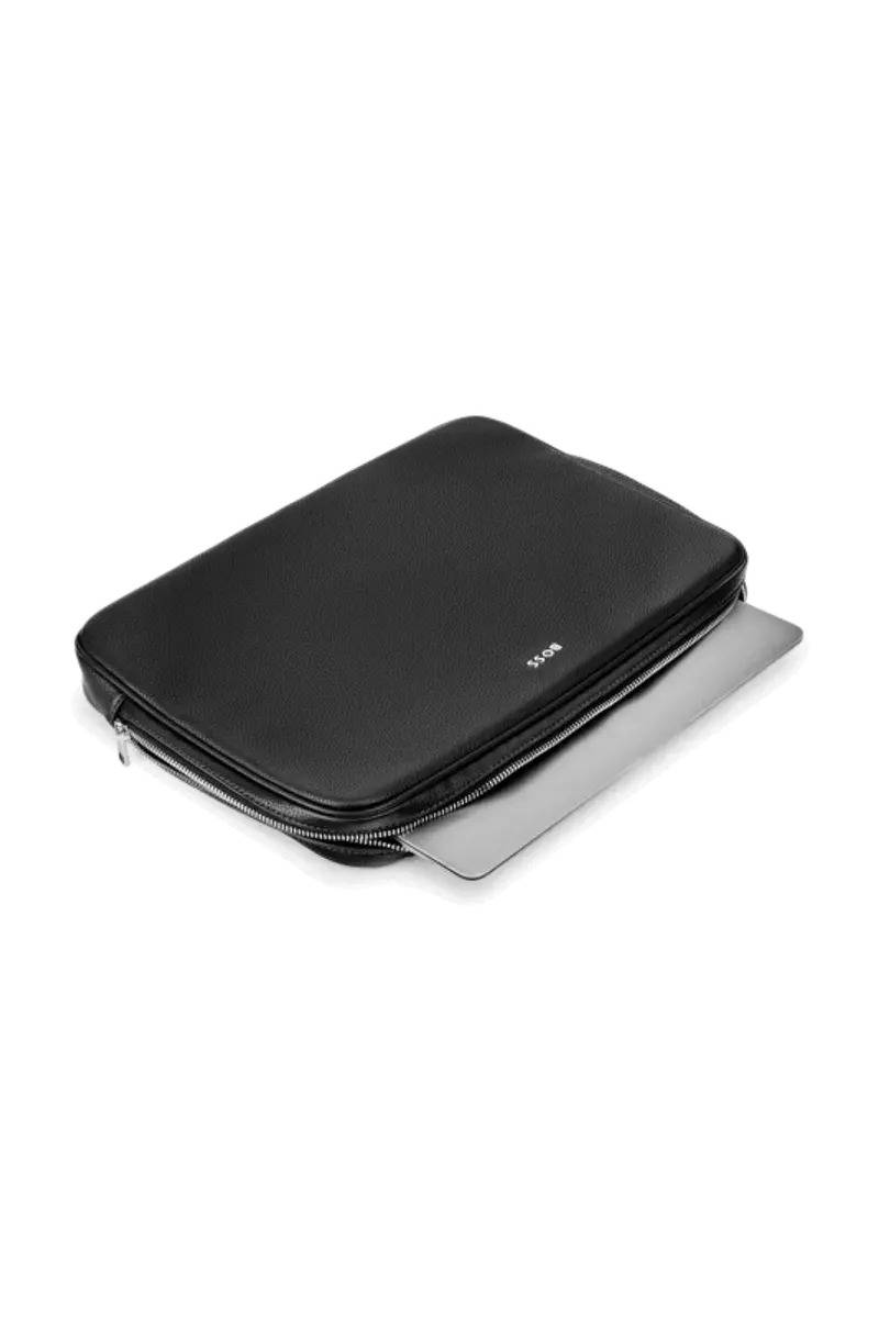HUGO BOSS Porte-ordinateur Classic Grained Black