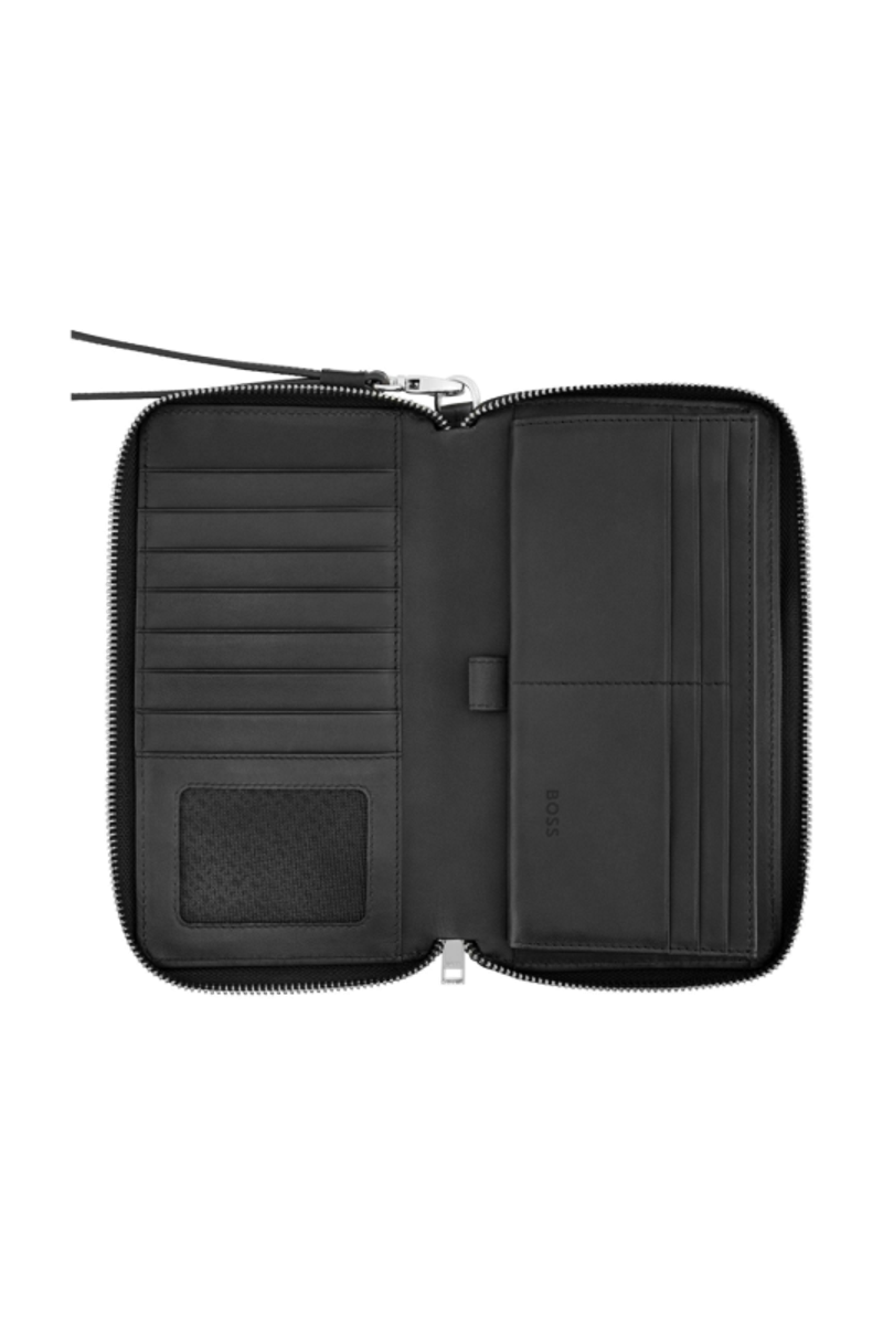 HUGO BOSS Portefeuille voyage Classic Smooth Black