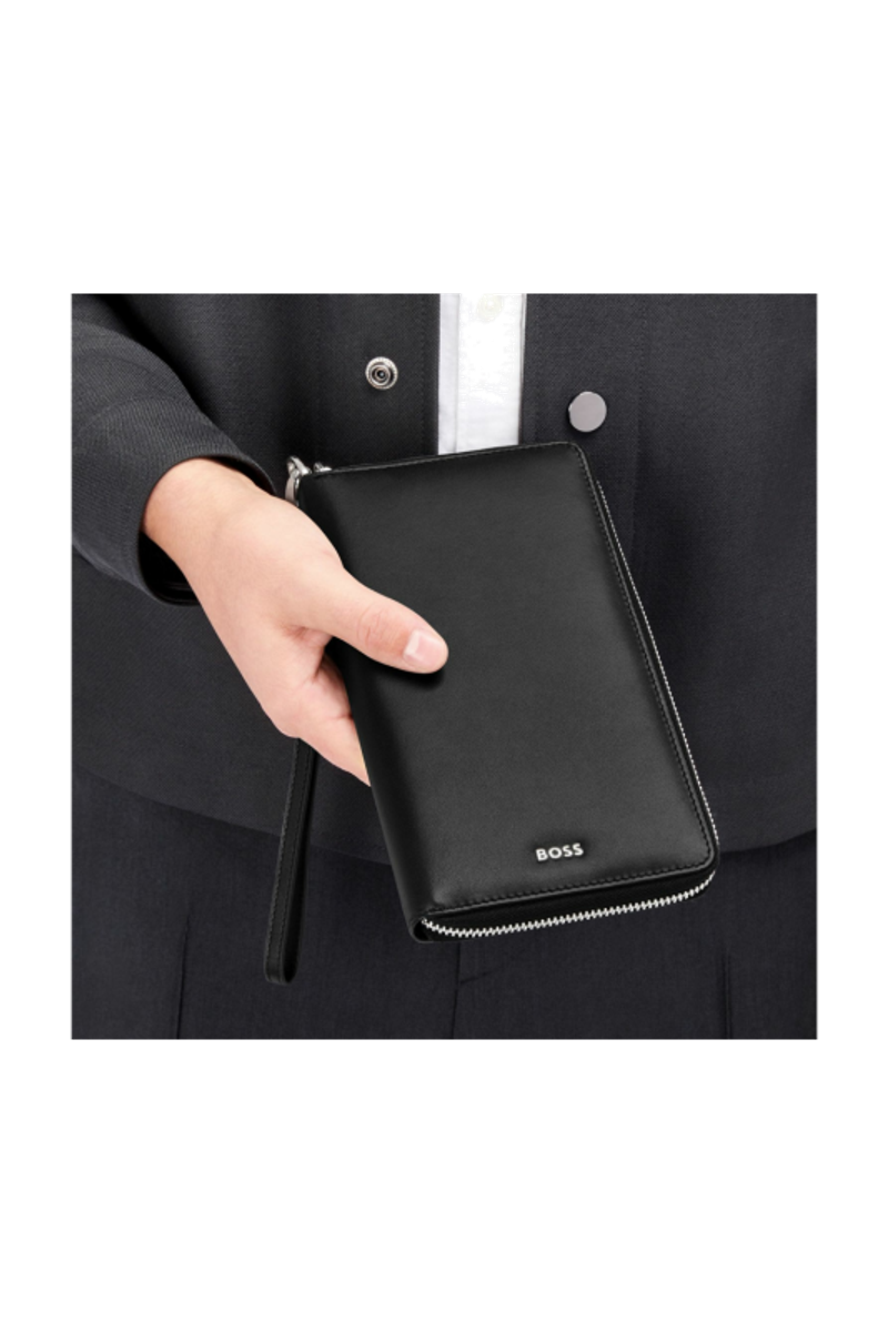 HUGO BOSS Portefeuille voyage Classic Smooth Black