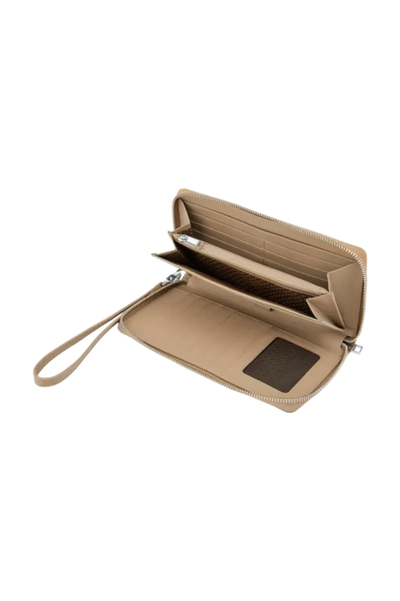 HUGO BOSS Portefeuille voyage Classic Grained Camel