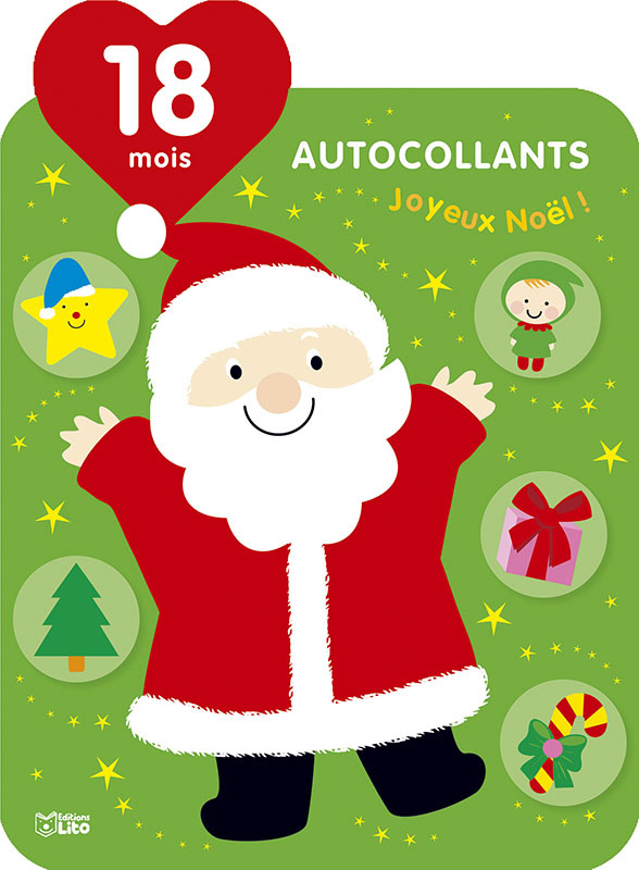EDITIONS LITO Les Autocollants Qui Font Grandir Joyeux Noël Dès 18 mois
