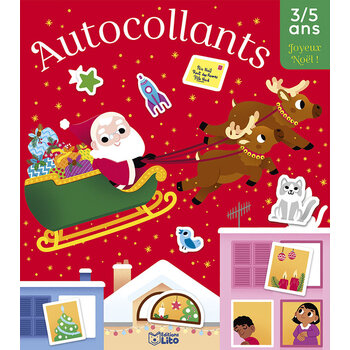 EDITIONS LITO Autocollants Brillants Joyeux Noël 3-5 Ans