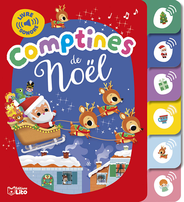 EDITIONS LITO Comptines De Noël Dès 18 mois