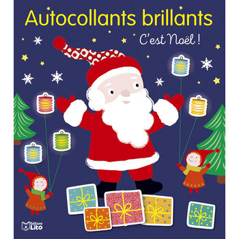 EDITIONS LITO Autocollants Brillants C'est Noël Dès 3 ans
