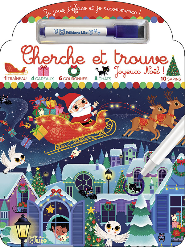 EDITIONS LITO Cherche Et Trouve Joyeux Noël Dès 4 ans