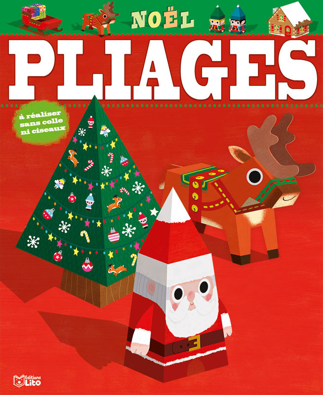 EDITIONS LITO Mes Premiers Pliage Joyeux Noël Dès 6 ans