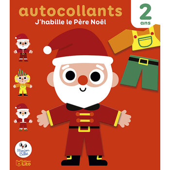 EDITIONS LITO Autocollants J'habille Le Père Noël Dès 2 ans