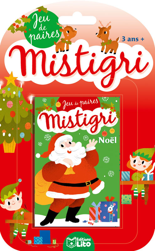 EDITIONS LITO Jeux Du Mistigri Noël Dès 3 ans