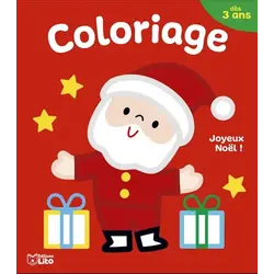 EDITIONS LITO Jolis Coloriages Joyeux Noël Dès 3 ans