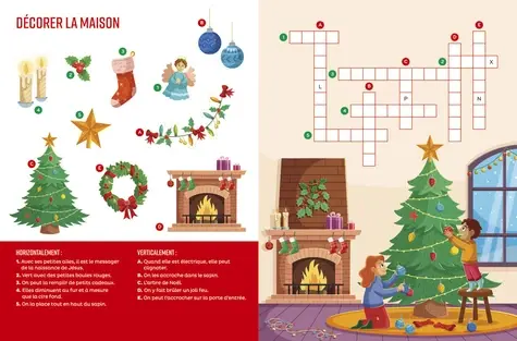 EDITIONS LITO Mots Croisés Joyeux Noël Dès 6 Ans