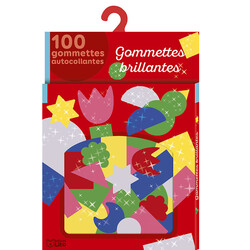 EDITIONS LITO 100 Gommettes Autocollantes Brillantes Dès 3 ans