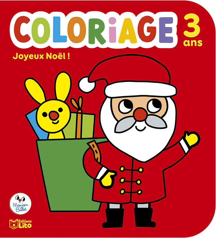 EDITIONS LITO Coloriages Joyeux Noël Dès 3 ans