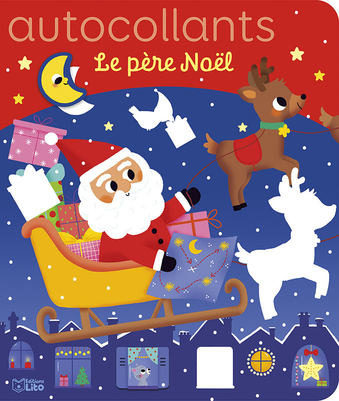 EDITIONS LITO Autocollants Raconte Moi Le Père Noël Dès 3 ans