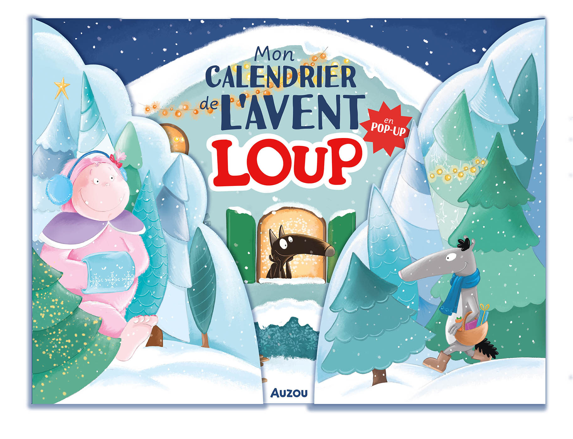 Calendrier De L'Avent Pop-Up Loup