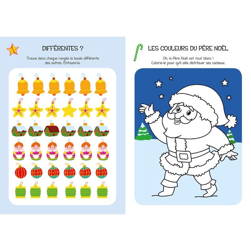 GRENOUILLE EDITIONS Joue, Colle et Colorie Vive Noël !