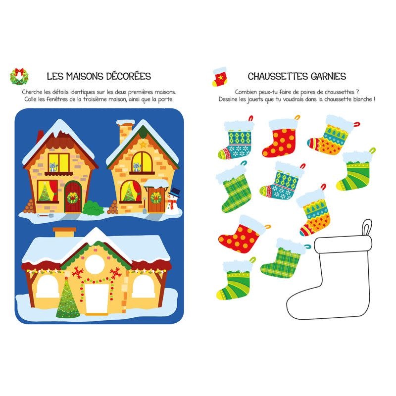 CARTOTHEQUE Joue. Colle Et Colorie Avec Le Père Noël