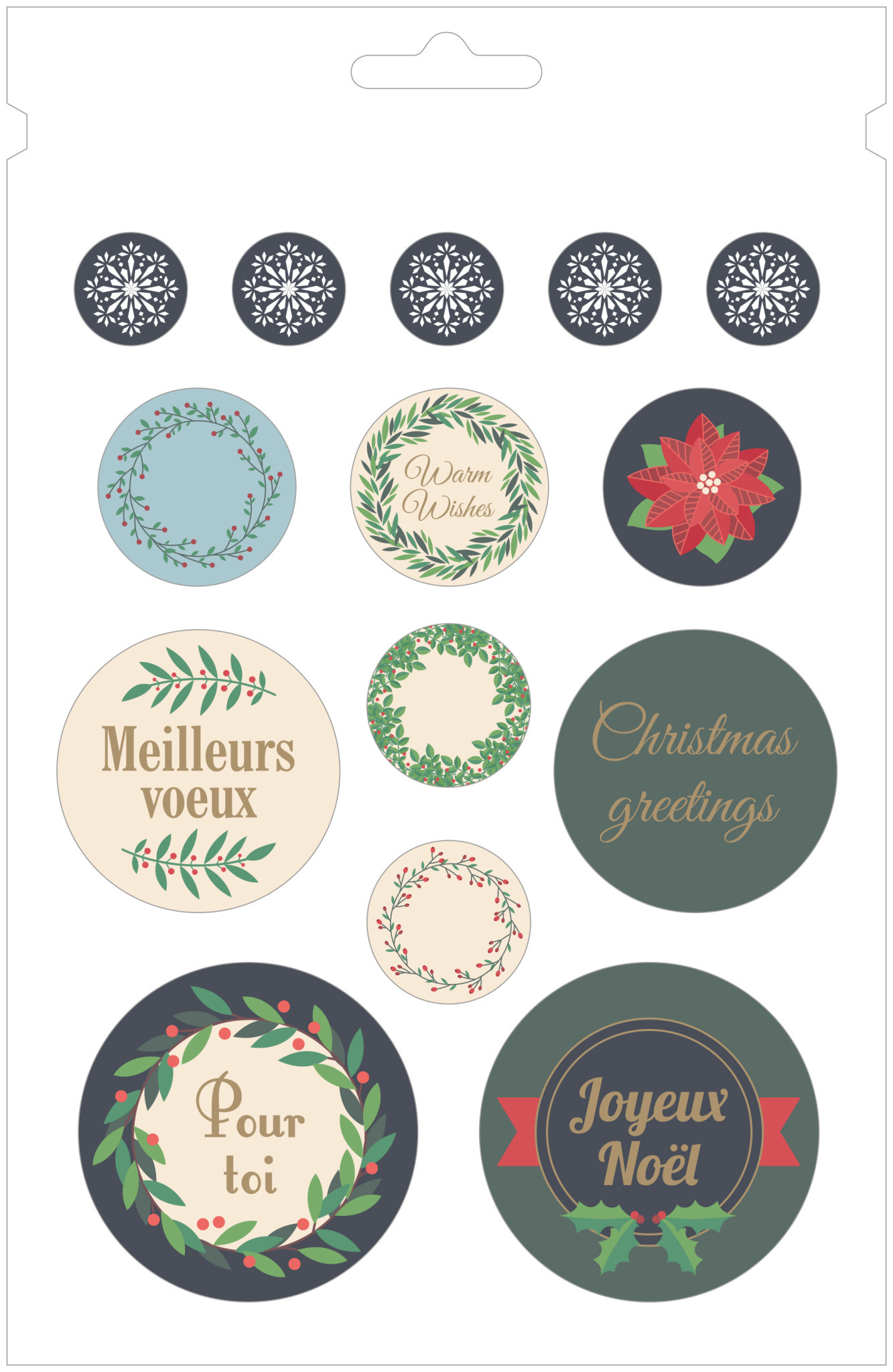 ARTEMIO Bloc 168 Stickers Merry Christmas