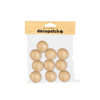 DECOPATCH Pack De 10 Petites Boules À Suspendre 3,5 cm de diamètre