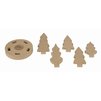 DECOPATCH Bougeoir Forêt 25x36x2cm