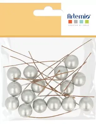 ARTEMIO 1 Baie Couleur Argent 15Pcs