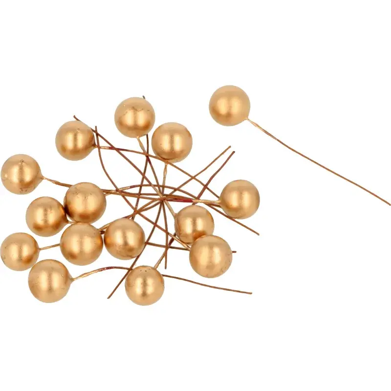 ARTEMIO 1 Baie Couleur Or 15Pcs