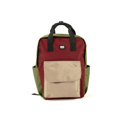 BOMBATA Backpack Urbanite Rio 15'' Kaki/Bourgogne/Taupe
