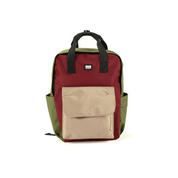 BOMBATA Urbanite  Backpack Rio 15'' Kaki/Bourgogne/Taupe