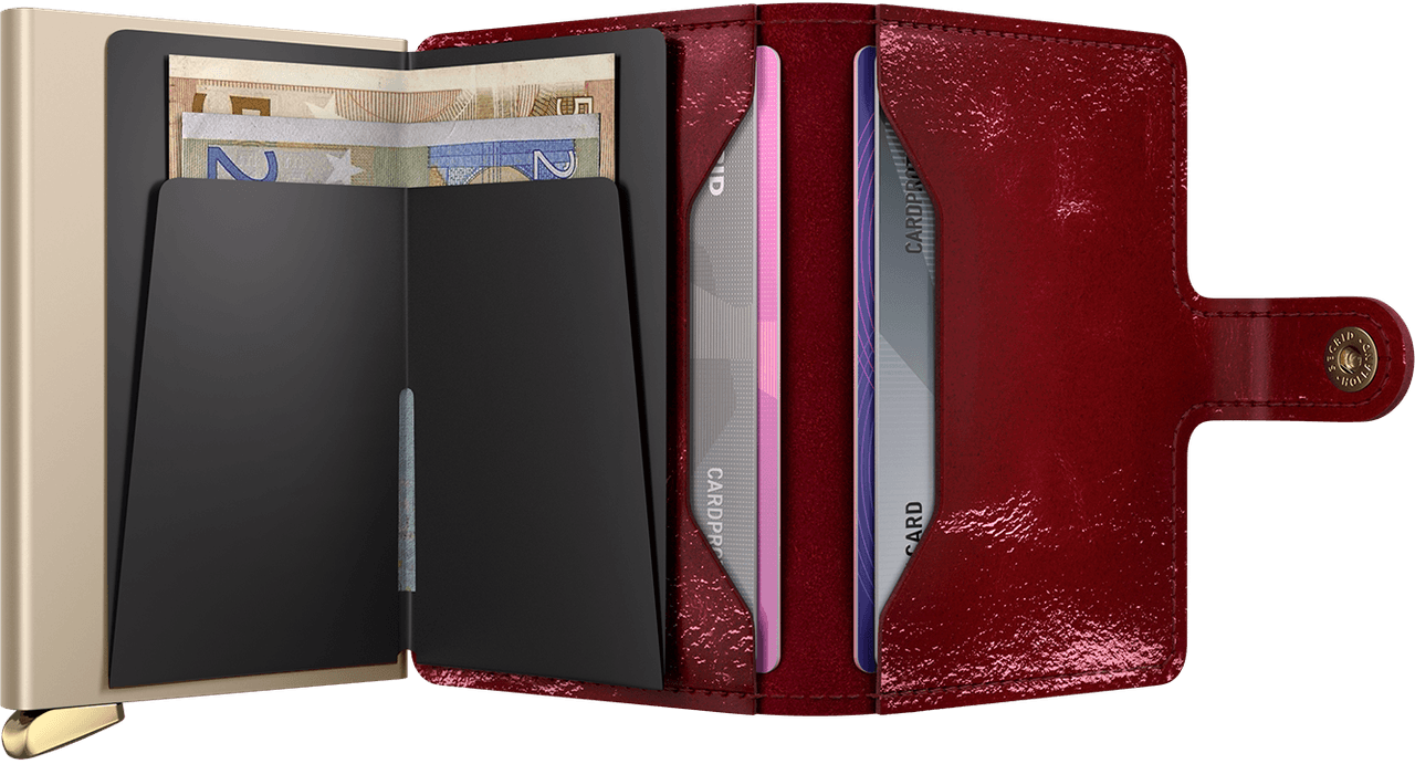 SECRID Miniwallet Naplak Red+