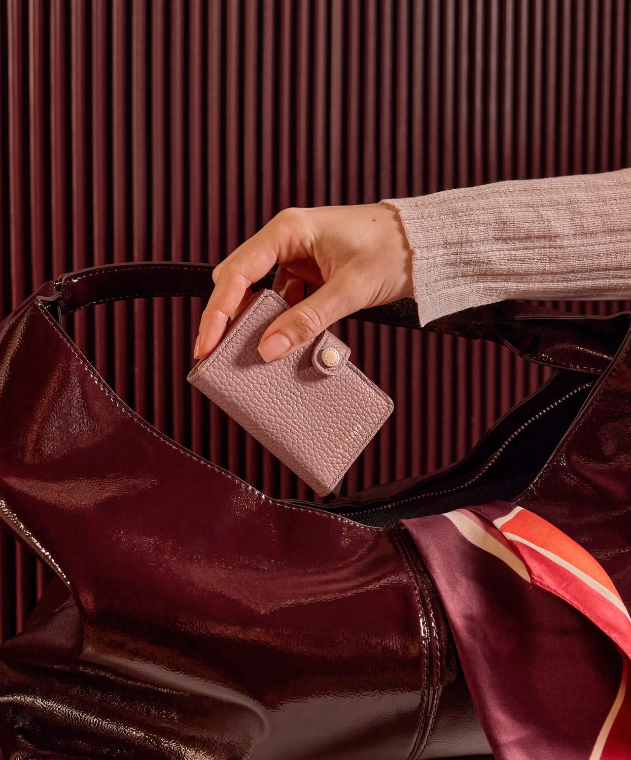 SECRID Miniwallet Pebble Rose