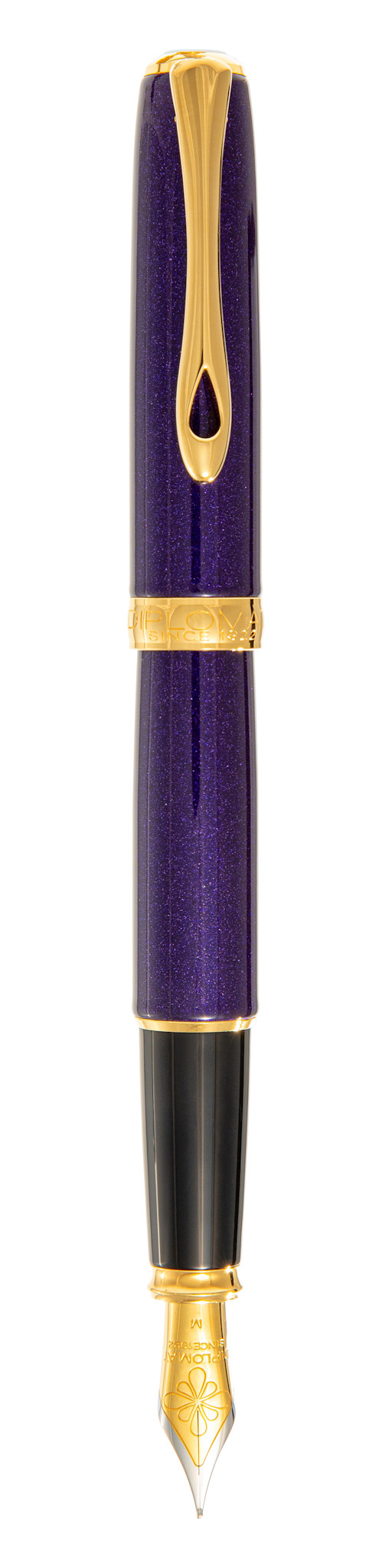 DIPLOMAT Stylo plume Excellence A2 Violet Rain doré B