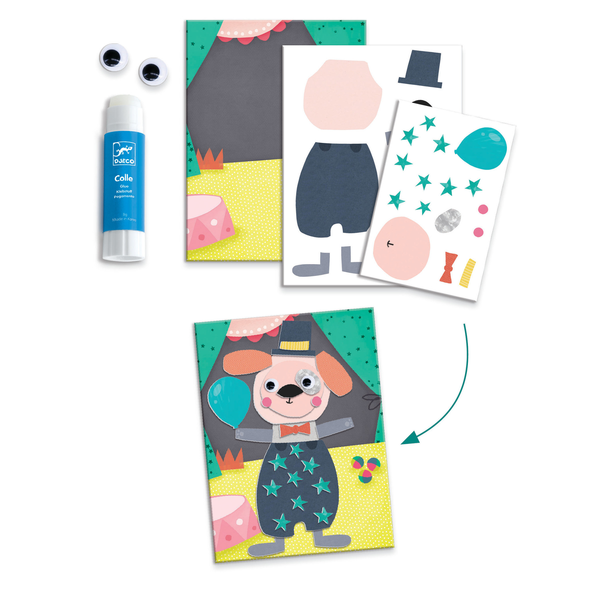 DJECO Les Petits - Coffret  Multi Activites Les Animaux Et Leurs Maisons - Fsc Mix