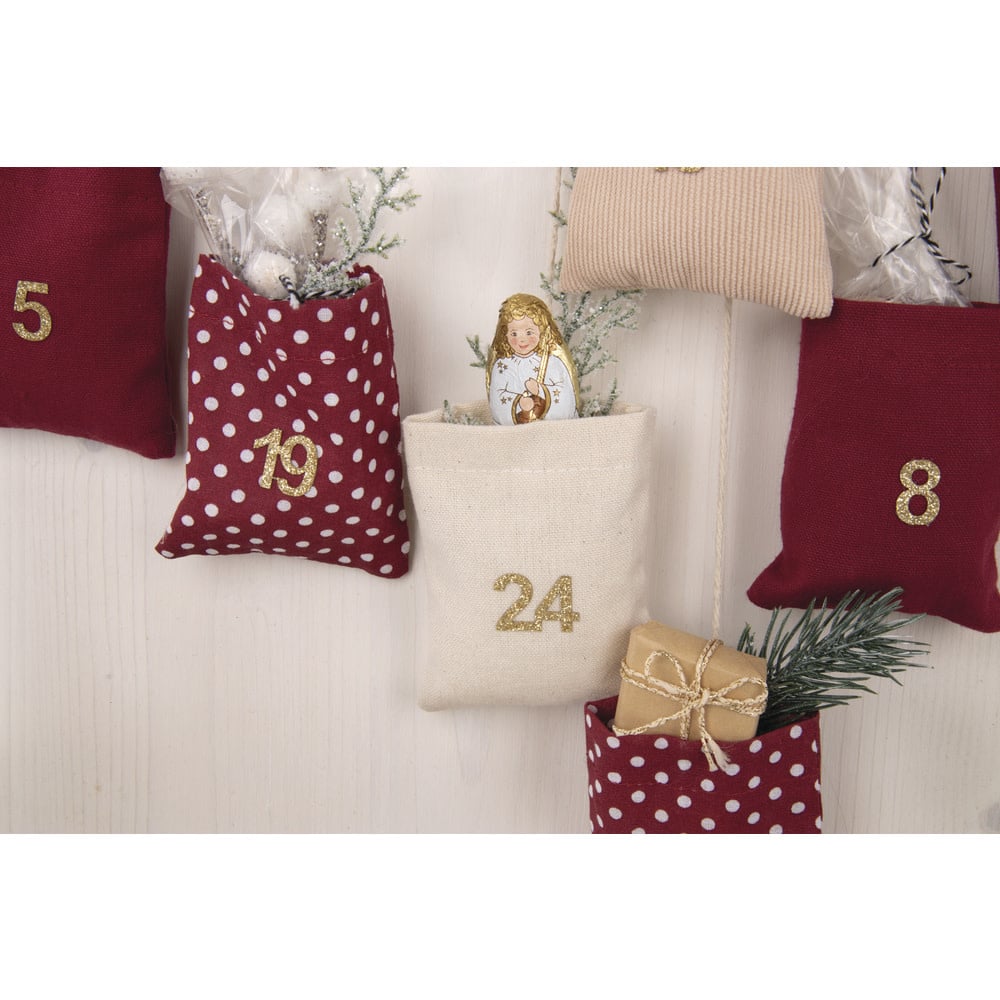 RAYHER Calendrier de l'avent à suspendre, Colore, 44x95cm, sachet 1 set