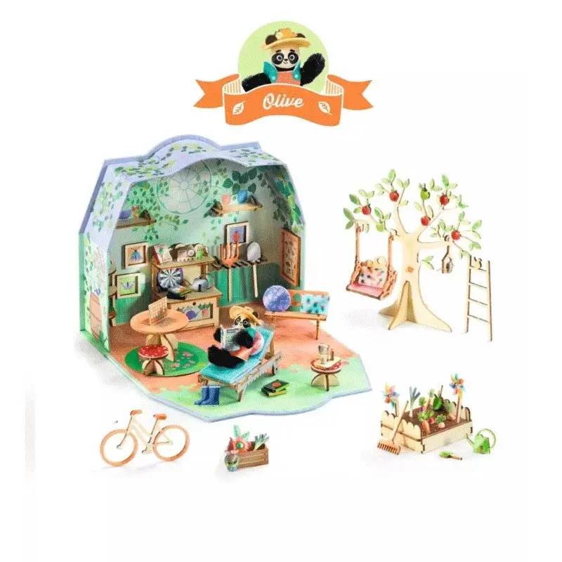 DJECO Do It Yourself Mi House - Olive