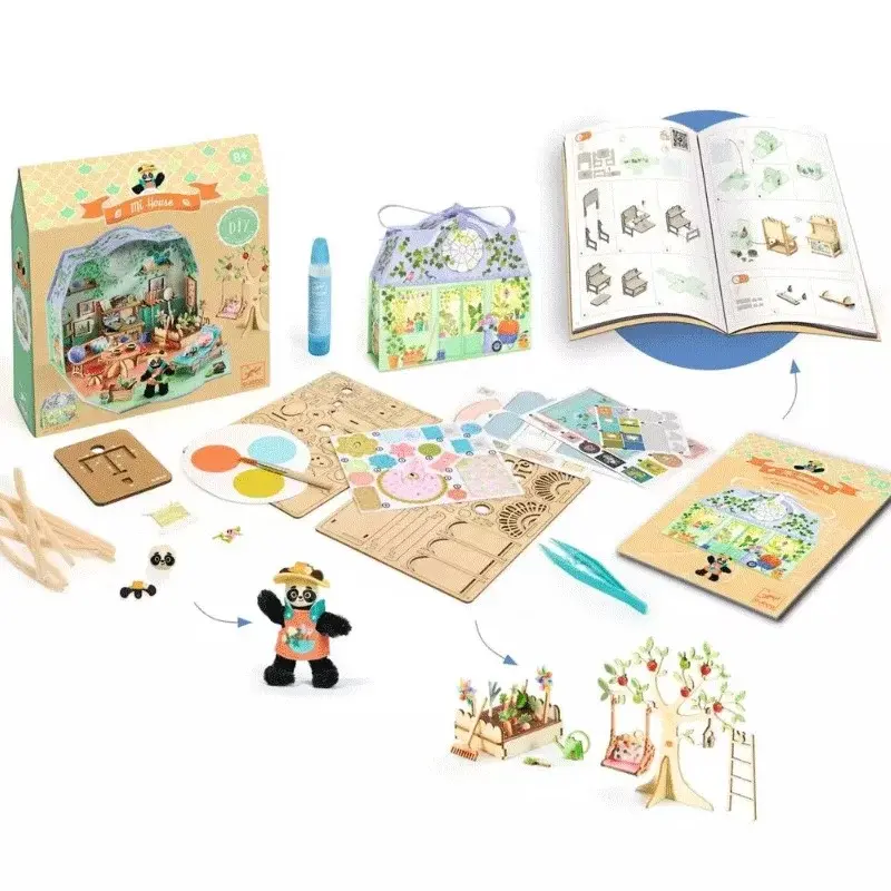 DJECO Do It Yourself Mi House - Olive