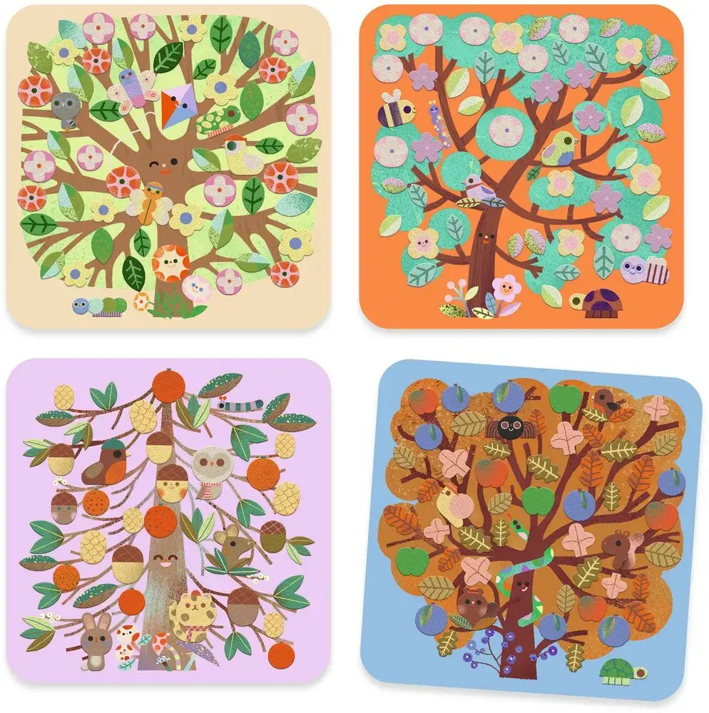 DJECO La ronde des saisons Les Petits - Collages