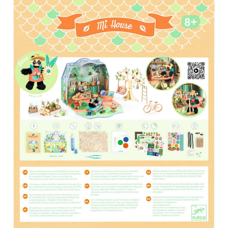 DJECO Do It Yourself Mi House - Olive